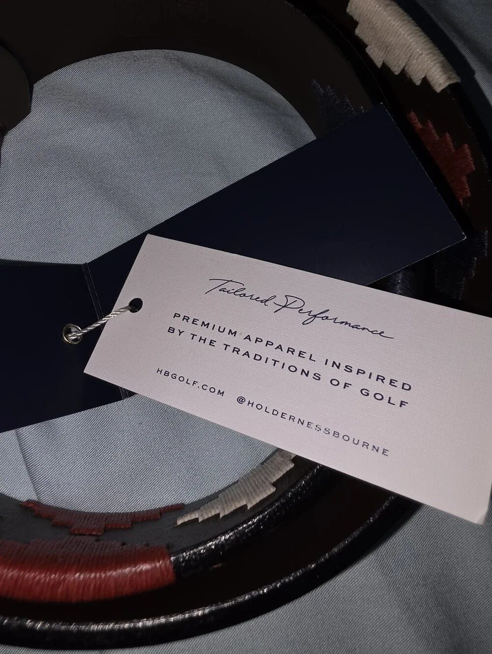 Holderness & Bourne FIRE! NWT! The Barker Belt in Brown/Cypress/Claret/Navy.